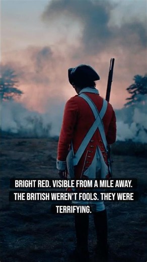 British soldiers wore bright red coats into battle for 250 years.