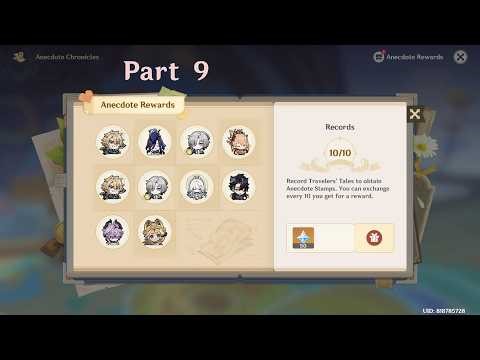 Travelers' Tales: Anecdote Chronicles (part 9)