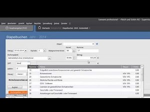 Buchen in Lexware für Einsteiger - Betriebliche Bewirtung