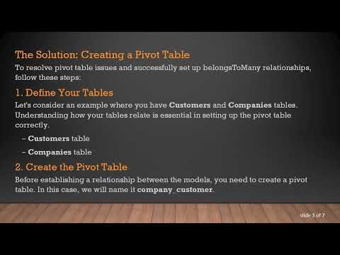 How to Create a Pivot Table with Laravel Voyager Admin
