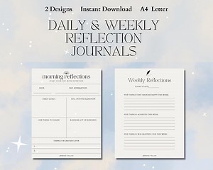 Daily Reflection Journal | Daily Reflection Planner | Printable Journal | Digital Journal | Weekly Reflection Journal | Mindfulness Journal - Etsy Canada