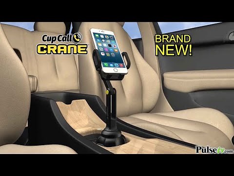 The Original Cup Call Crane: Fully-Adjustable Phone Mount for Car Cupholders