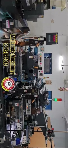 very different technology japan make used semirotary label print machine supplyer #mklabelsmachinery
