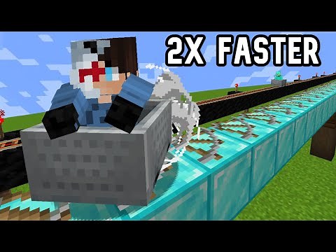 How To Double Minecart Speed in Minecraft
