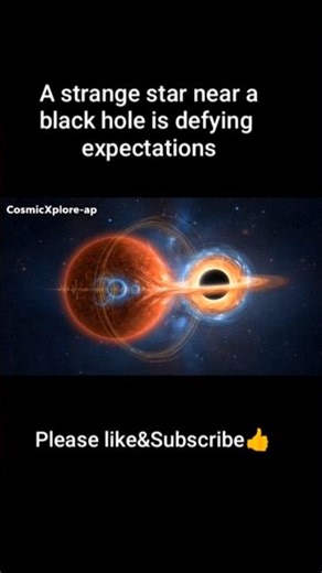 A Black Hole’s Neighbor Is Acting Very Strange 🕳🕳😱