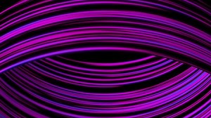 Purple neon curved light streaks background