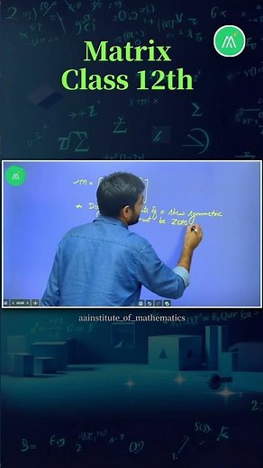 Skew Symmetric Matrix Explained | Easy Concept & Examples | JEE & Boards Preparation