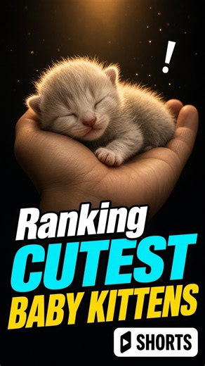 Ranking CUTEST Baby Kittens in the World 🐾🍼