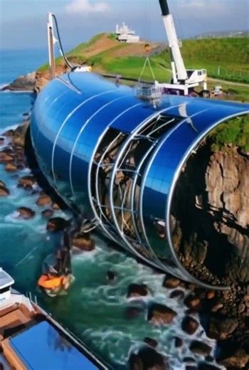 Extreme Construction: Architecture of the Future - Liquid Metal Hotel on a Cliff