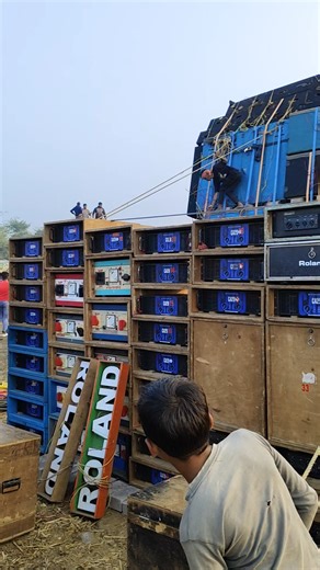 Roland Music Double Dj Setup Amplifier + Box View