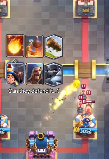 Defending in Clash Royale: A Challenge