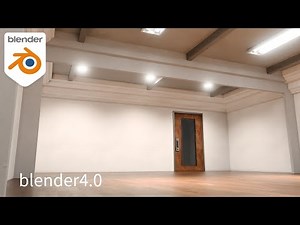 [Blender] How to create a simple room!