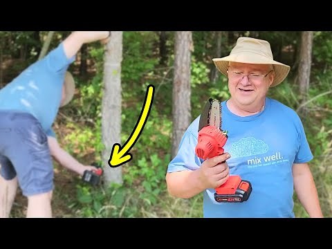 New Huing Mini Chainsaw Review by Skeptics