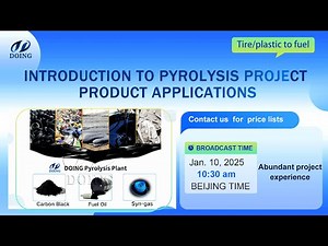 Introduction to Pyrolysis Project Product Applications