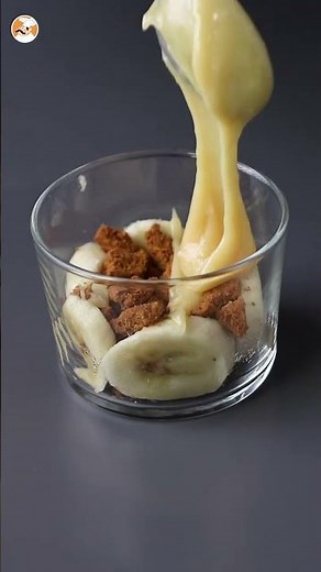 Banoffee-style verrines 🍌🍯