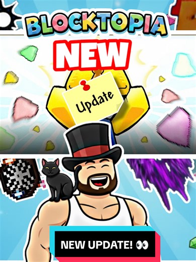 NEW UPDATE, ITEMS AND UPCOMING ITEMS HERE IN BLOCKTOPIA! 🔥 #BLOCKTOPIA #blocktopia #roblox #fyp #growtopia