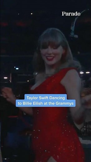 Taylor Swift Dancing at the 2025 Grammys