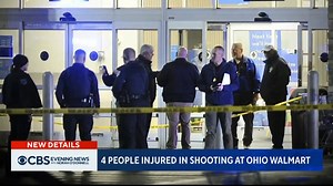 13K views · 116 reactions | Four shoppers were injured after a mass shooting at a Walmart near Dayton, Ohio, and police say the gunman took his own life. Newly-released body cam video shows the moment officers rushed inside the store. | CBS Evening News | Facebook