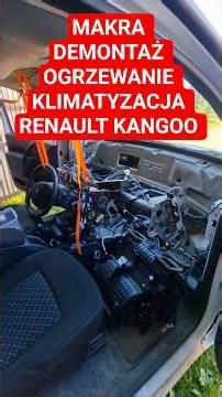 DEMONTAŻ OGRZEWANIE KLIMATYZACJA RENAULT KANGOO 2 #renault #kangoo #klimatyzacja