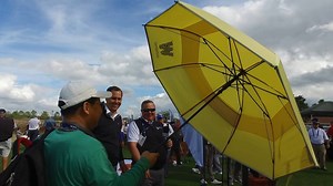 The Weatherman Umbrella at the 2018 #PGAShow. | Myrtle Beach Golf Channel