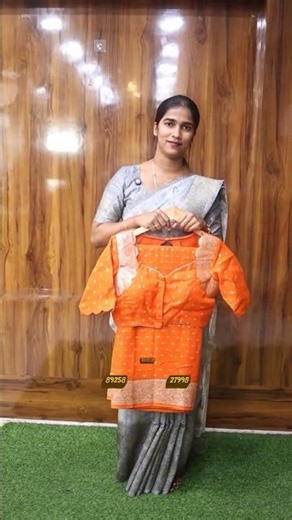 💥 Our New Customized Pattern Blouse Design 💖 Latest Visco Georgette Saree Look @Shivayamsilks