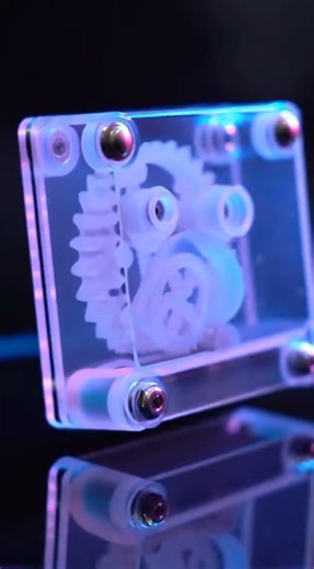 3D Printing a Transparent Gearbox | Time Lapse Build #machine