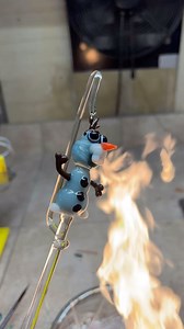 83 reactions · 8 comments | I try to make an Olaf every year for Christmas ⛄️ Went a little heavy on the blue sparkle on this one  Not going to lie this year was tough but we’re still hanging in there  #glassornaments #glasssculpture #frozen #olaf #snowman #mitzelglass | Mitzel Glass | Facebook