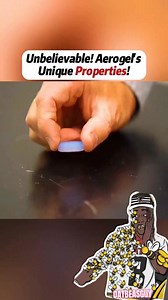 Aerogel is up to 99.8% air, making it one of the lightest solid materials ever created. #aerogel #science #Solid #porous | DatBeasguy Gaming