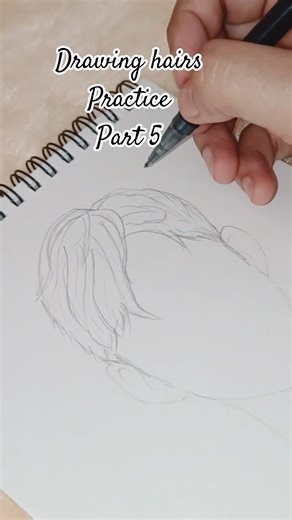 ✏️ How to Draw Manga Hair | Easy Anime Hairstyle Sketch Tutorial
