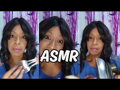 Did you get that permanent straightening treatment on your hair? #asmrbr #asmrroleplay #asmr