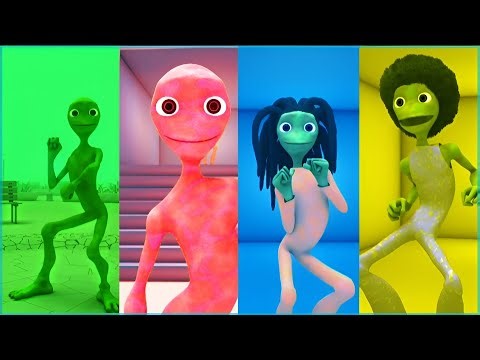 "Green Alien's Secret Dance Moves Exposed!"
