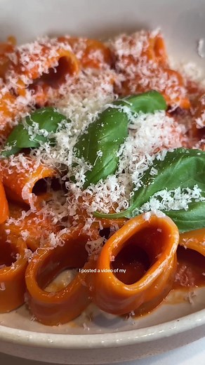 Delicious Homemade Pasta Recipe with Pink Sauce