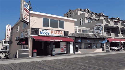 Little Nicky’s Pizza on North Wildwood Boardwalk Up for Rent - Wildwood Video Archive
