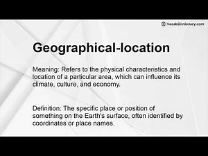 Geographical-location Meaning