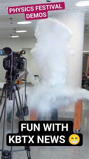 Physics Fun with KBTX News #shorts #fun