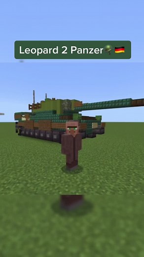Leopard 2 Tank Building Tutorial in Minecraft