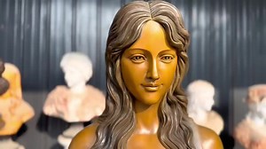 Sexy Women Bronze Sculpture Bronze Woman Gold Statues Metal Women Sculpture
