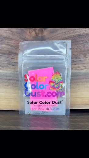 Check out all of our color-changing SolarColorDust® samples while jamming out to our company theme song! 朗 ~SolarColorDust ✨ #solarcolordust #samplepacks #oursongjams | SolarColorDust.com | Facebook