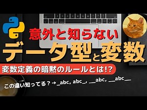 【第1回】python3 データ型と変数｜入門や復習にも最適です！