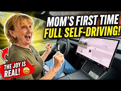 Mom and Dad experience Tesla Full Self Drive for the first time. April 17, 2026.
