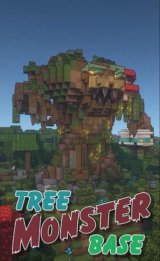 Ultimate TREE MONSTER Base - Inspired by Grian & Pearlescent Moon - 1.17 Survival Base