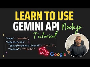 Integrating Gemini API in Node.js: A Step-by-Step Tutorial!