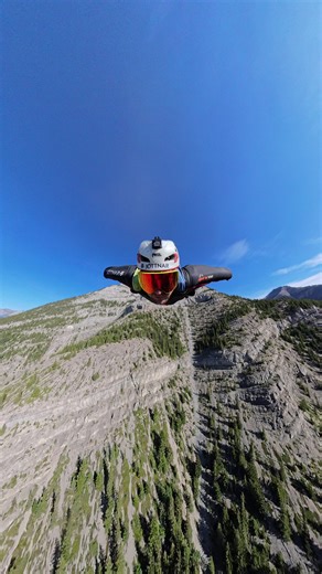 Beautiful flight above the world