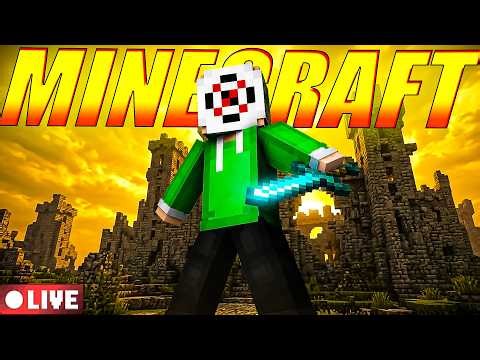 🔴LIVE NOW! 24/7 Minecraft SMP 🔥 Public Cracked Server | Java + Bedrock + MCPE | Play With Me #live