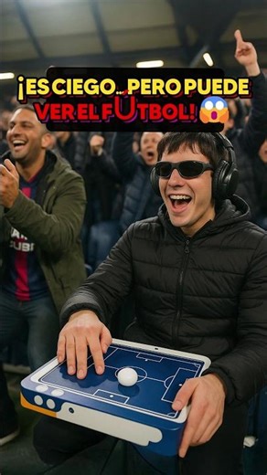 ¡Esta tablet permite que los ciegos sientan cada gol! ⚽️✨