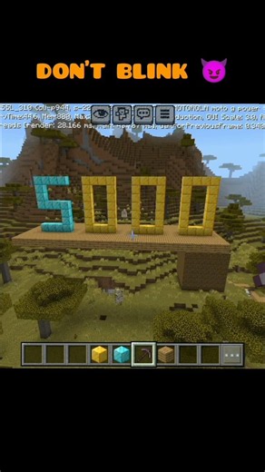 😱 Blink Once And You Lose This Minecraft Challenge! 👀 #viral