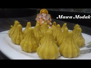 मावा मोदक | Mawa Modak Recipe | Khoya Modak | Ganesh Chaturthi Special | Khawyache Modak |