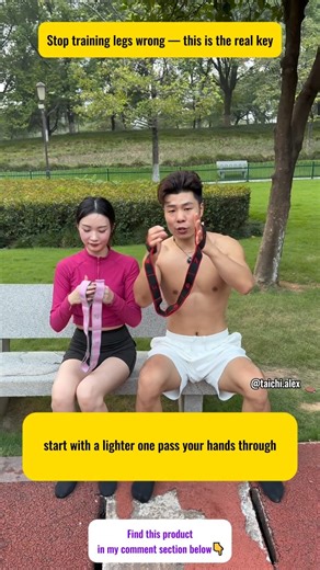 🔥 Train anywhere with this 8-Section Elastic Stretch Strap! Improve flexibility, tone your body, and make stretching easy. 💬 Comment “GO” below to get yours today! | Taichi Guide