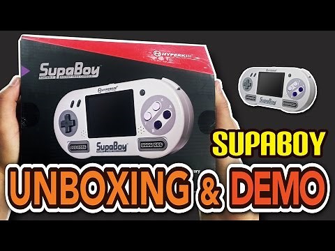 SupaBoy Portable Pocket SNES Console Unboxing & Demo
