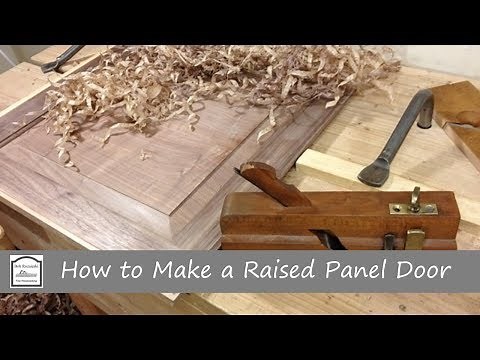 How to Make a Raised Panel Door with Hand Tools - Making the Raised Panel - Hand Tool Woodworking